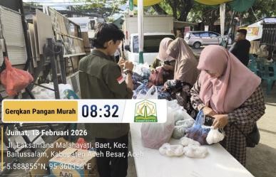 Gerakan Pangan Murah di Kios Pangan Aceh